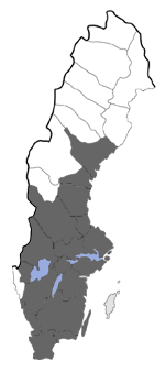 Distribution map - Melitaea diamina