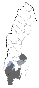 Distribution map - Mompha terminella