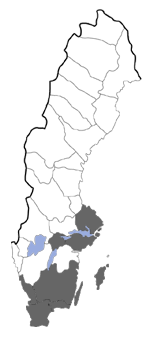 Distribution map - Nascia cilialis