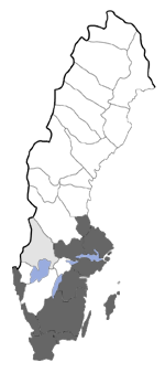 Distribution map - Noctua interposita
