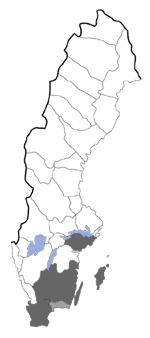 Distribution map - Nothris lemniscella