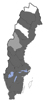 Distribution map - Odontosia sieversii