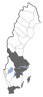 Distribution map - Ostrinia palustralis