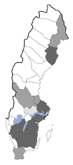 Distribution map - Pammene insulana