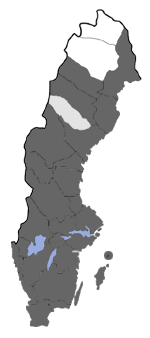 Distribution map - Pennithera firmata