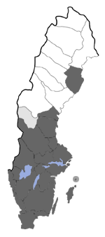 Distribution map - Perizoma bifaciata