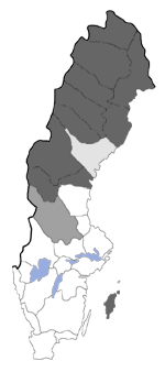 Distribution map - Perizoma minorata