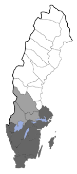 Distribution map - Phyllonorycter harrisella