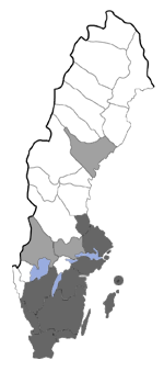 Distribution map - Protoschinia scutosa