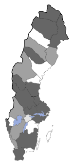 Distribution map - Proutia norvegica