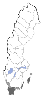Distribution map - Pyrausta sanguinalis