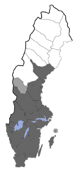 Distribution map - Recurvaria leucatella