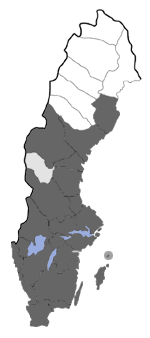 Distribution map - Scoparia subfusca