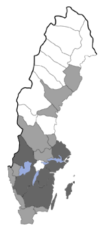 Distribution map - Scythris laminella