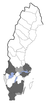 Distribution map - Siederia listerella
