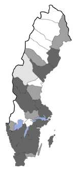 Distribution map - Standfussiana lucernea