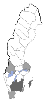Distribution map - Stephensia brunnichella