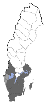 Distribution map - Stigmella hybnerella