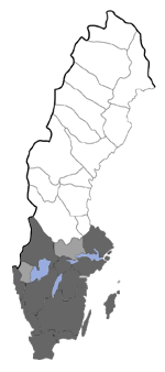 Distribution map - Stigmella tityrella