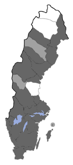 Distribution map - Tinea pellionella