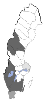 Distribution map - Vitula edmandsii