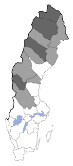 Distribution map - Xestia laetabilis