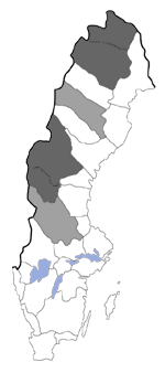 Distribution map - Xestia lorezi