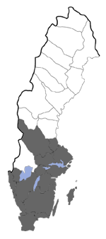 Distribution map - Yponomeuta cagnagellus