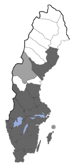 Distribution map - Ypsolopha ustella