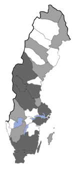 Distribution map - Zeiraphera griseana