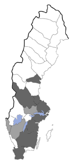 Distribution map - Zygaena osterodensis