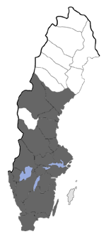 Distribution map - Zygaena viciae