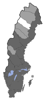 Distribution map - Acronicta megacephala