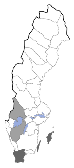 Distribution map - Coleophora vulnerariae