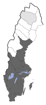 Distribution map - Cydia jungiella