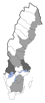Distribution map - Depressaria silesiaca