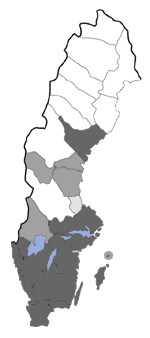 Distribution map - Elachista distigmatella