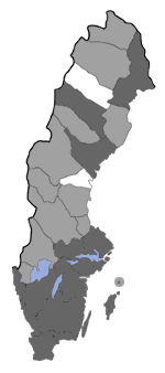 Distribution map - Elachista exactella