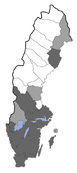 Distribution map - Grapholita tenebrosana