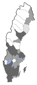 Distribution map - Pammene gallicana