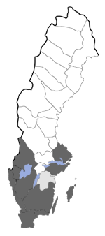 Distribution map - Phalonidia curvistrigana