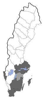 Distribution map - Acontia trabealis