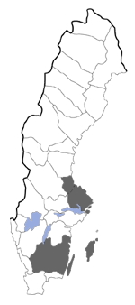 Distribution map - Agonopterix quadripunctata s.lat.
