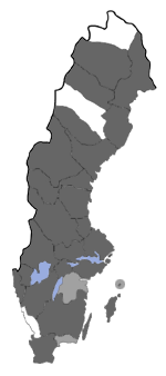 Distribution map - Alcis jubata
