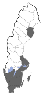 Distribution map - Anania verbascalis