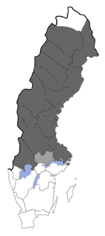 Distribution map - Aricia nicias