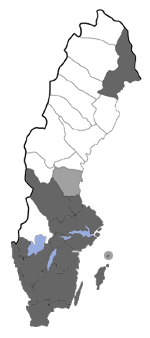 Distribution map - Asthena albulata