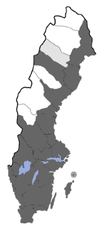 Distribution map - Biston betularia