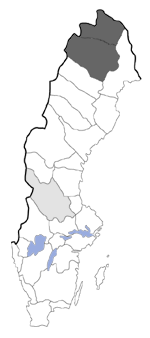 Distribution map - Boloria chariclea