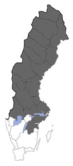 Distribution map - Boloria freija
